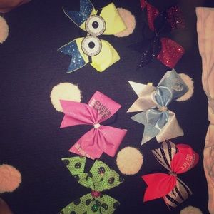 6 cheer bows